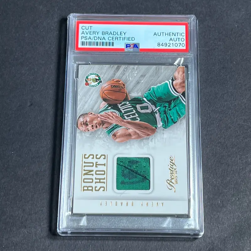 2013-14 Panini Prestige #7 Avery Bradley Signed Card AUTO PSA/DNA Slabbed Celtics