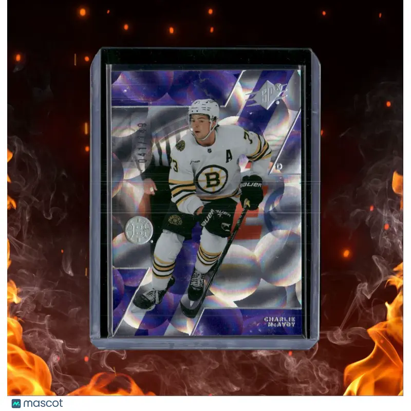 2023-24 Upper Deck SPx Charlie McAvoy Parallax Purple 041/199 #23