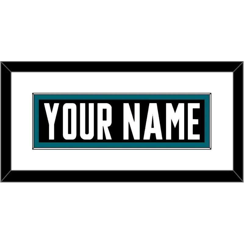 San Jose Nameplate - Alternate Black - Single Mat 1