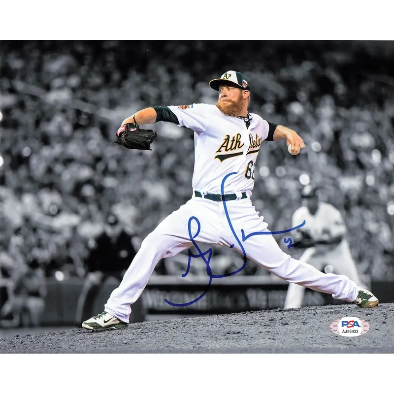 Sean Doolittle signed 8x10 photo PSA/DNA Oakland Athletics Autographed