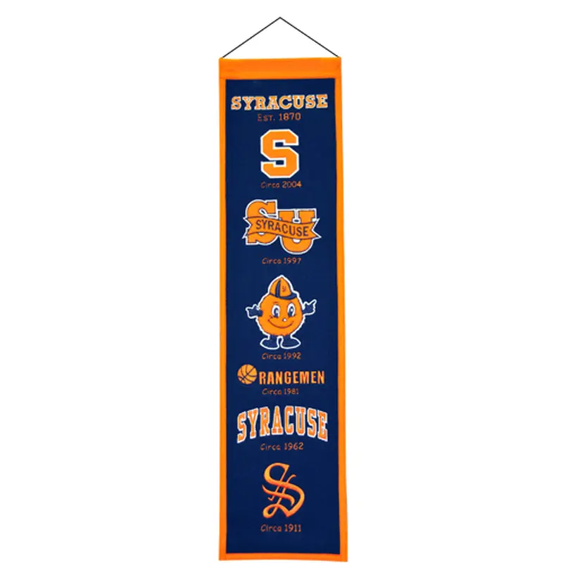 Syracuse Orange Logo Evolution Heritage Banner