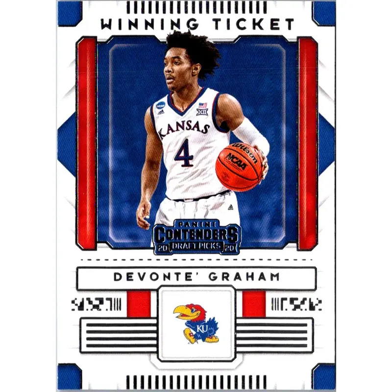 2020 Panini Obsidian Electric Etch Red Flood Devonte' Graham #4