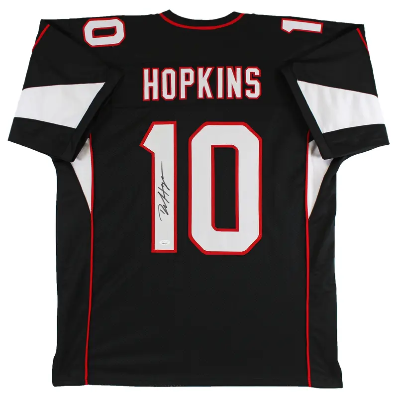 DeAndre Hopkins Authentic Signed Black Pro Style Jersey Autographed JSA Witness