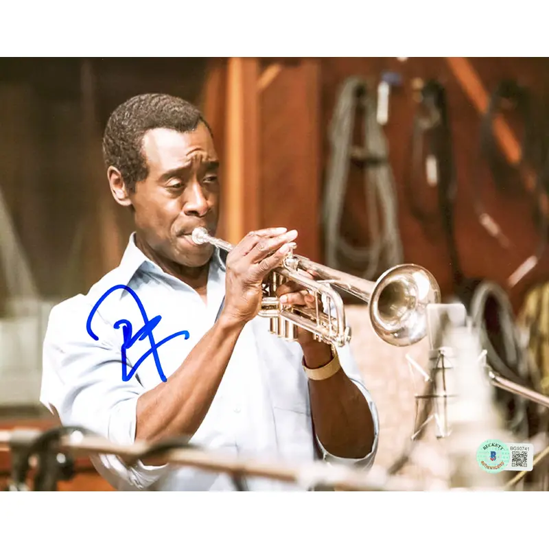 Don Cheadle Miles Ahead Authentic Signed 8x10 Photo Autographed BAS #BG90741