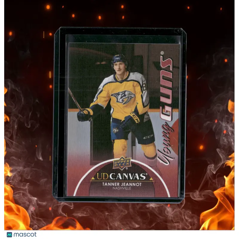 2021-22 Upper Deck UD Canvas Tanner Jeannot Young Guns Rookie #C94