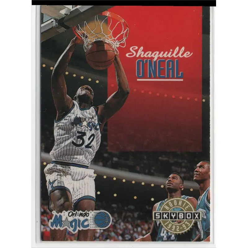 1992 SkyBox Shaquille O'Neal #382 Rookie