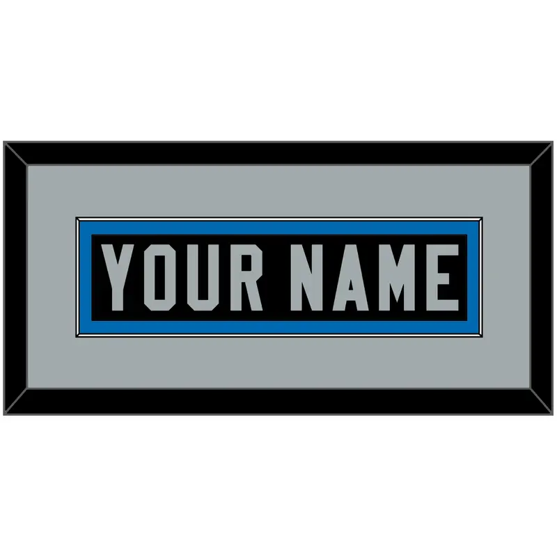 Detroit Nameplate - Alternate Black - Single Mat 3