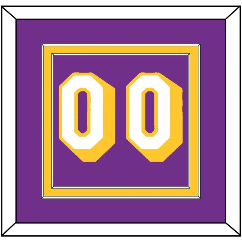 Los Angeles Number - Road Purple (1978-1997) - Double Mat 2