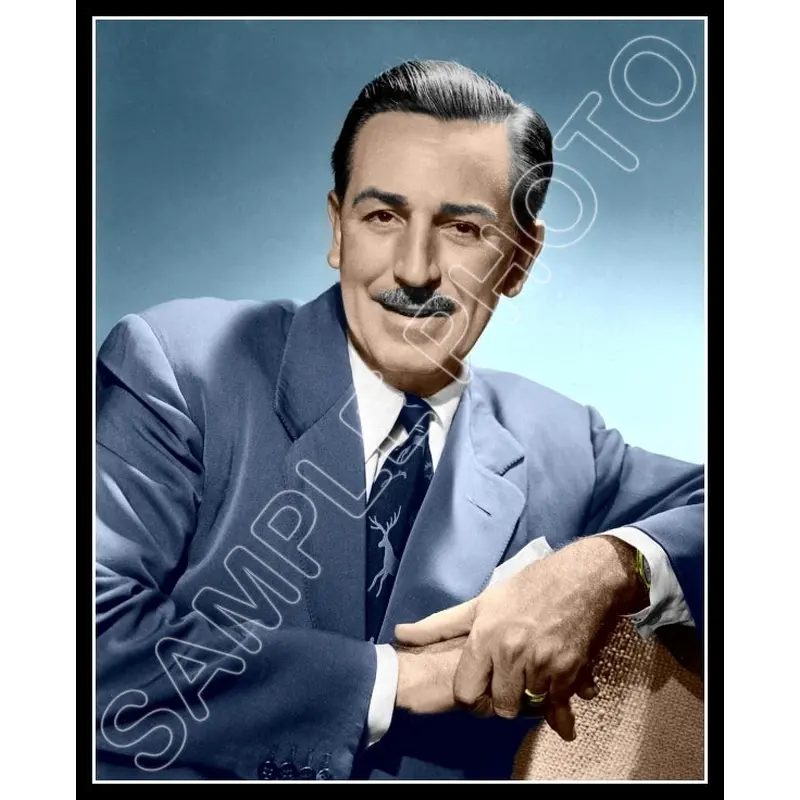 Walt Disney Colorized 8X10 Photo - 2732