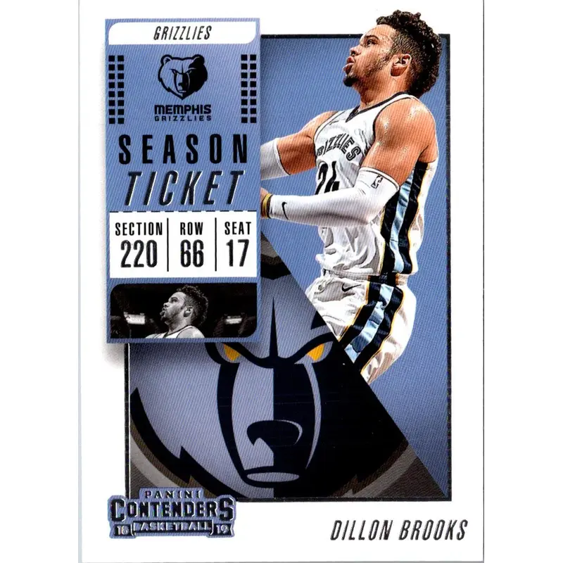 2018 Panini Contenders Game Ticket Green Dillon Brooks #70