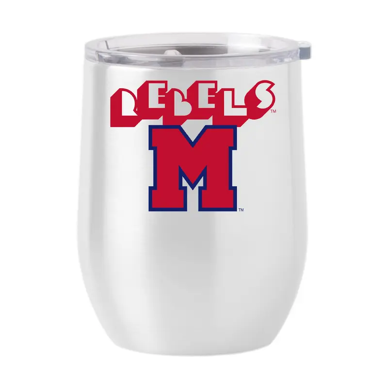 Ole Miss 16oz Arcade Stainless Curved Beverage