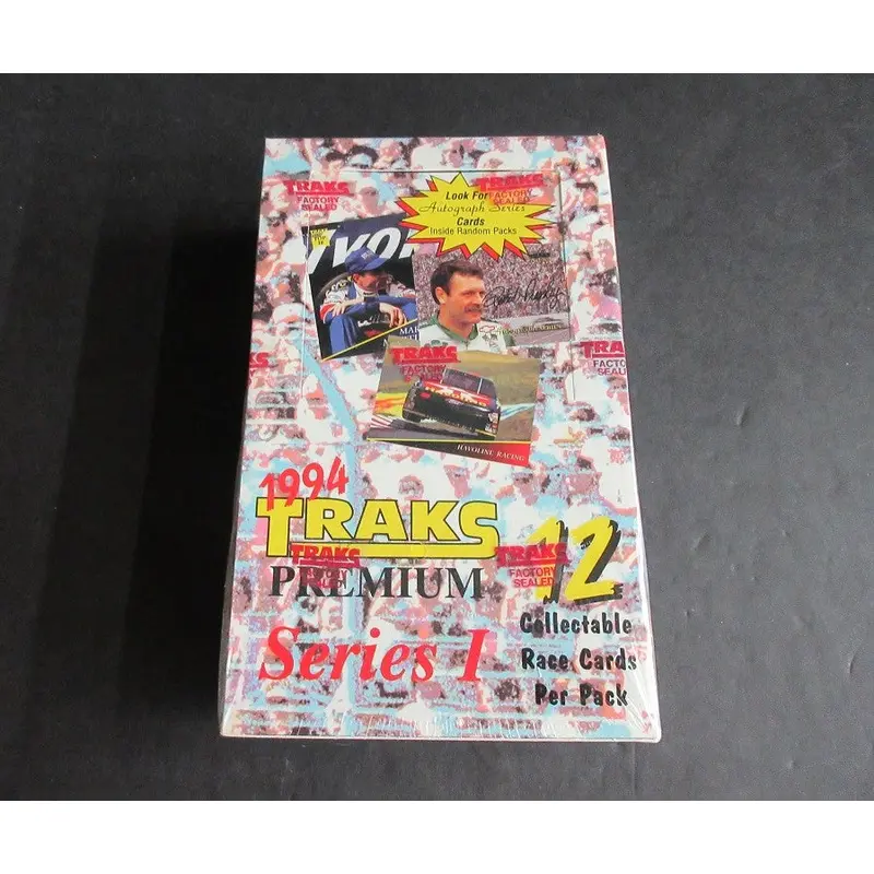 1994 Traks Premium Racing Race Cards Series 1 Box
