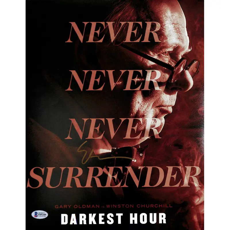 Gary Oldman Darkest Hour Authentic Signed 11x14 Photo Autographed BAS #F09209