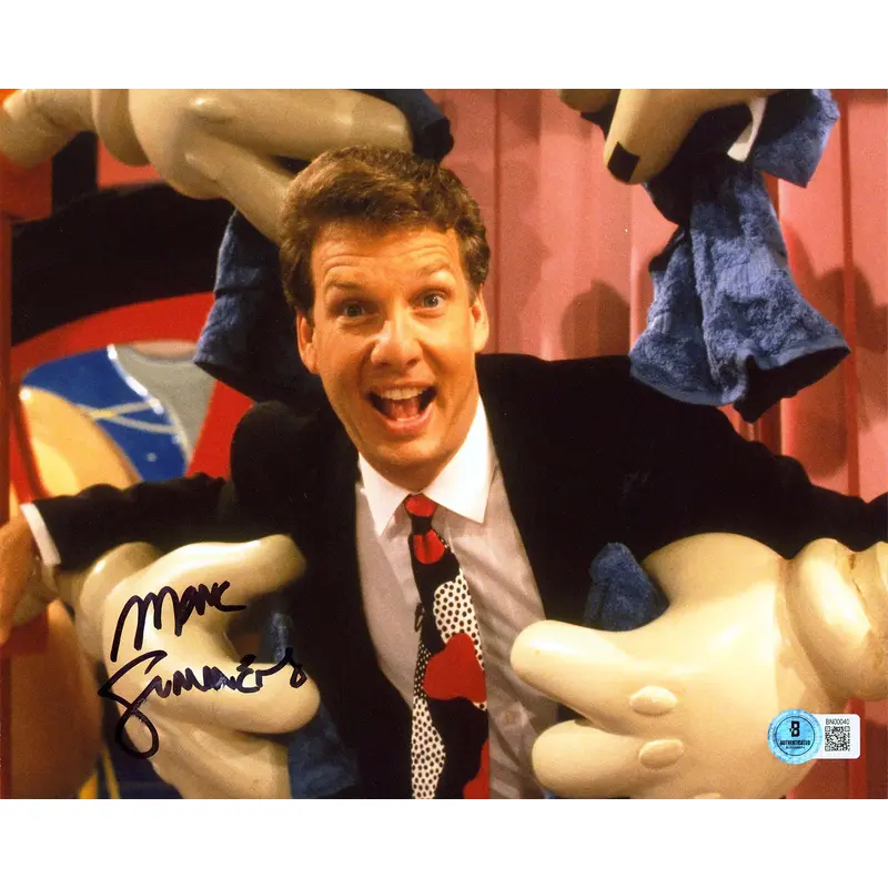 Marc Summers Double Dare Authentic Signed 8x10 Horizontal Photo BAS #BN00040