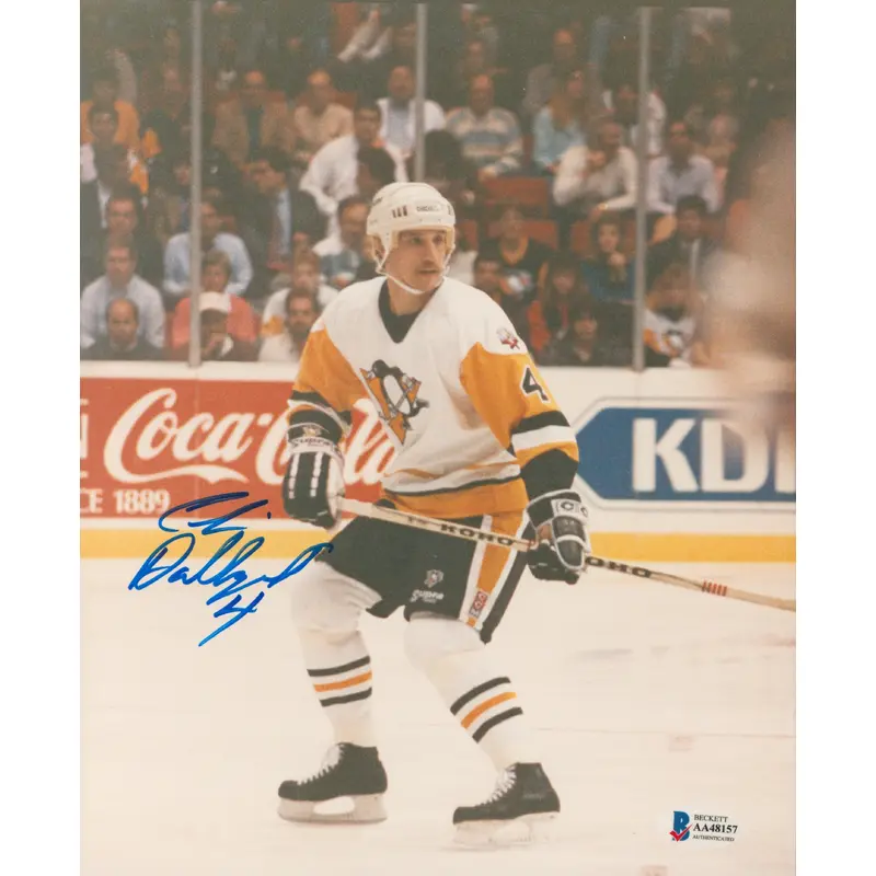 Penguins Chris Dahlquist Authentic Signed 8x10 Photo Autographed BAS #AA48157