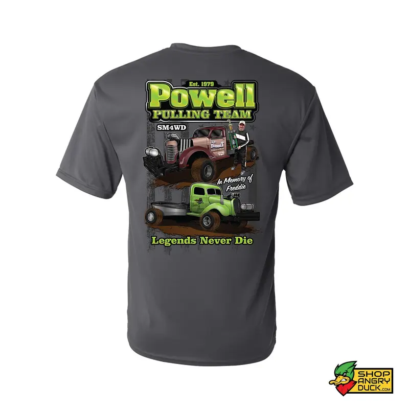 Powell Pulling Team Illustrated Performance Youth T-shirt
