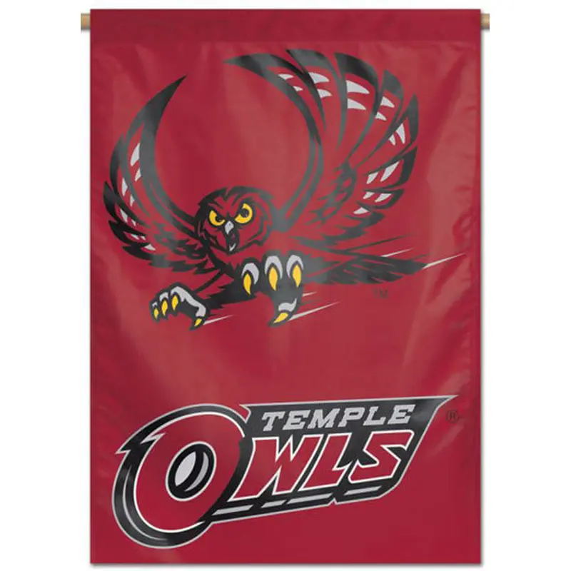 Temple University OWLS Official Team Logo Premium 28x40 Wall Banner - Wincraft Inc.