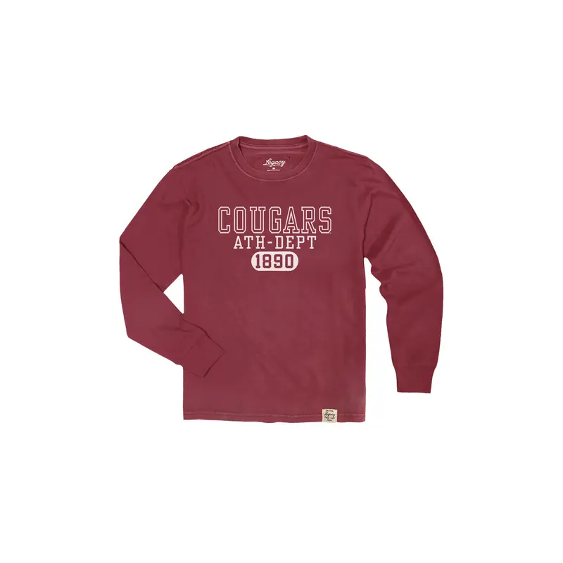 Youth Faded Crimson Long Sleeve Tee