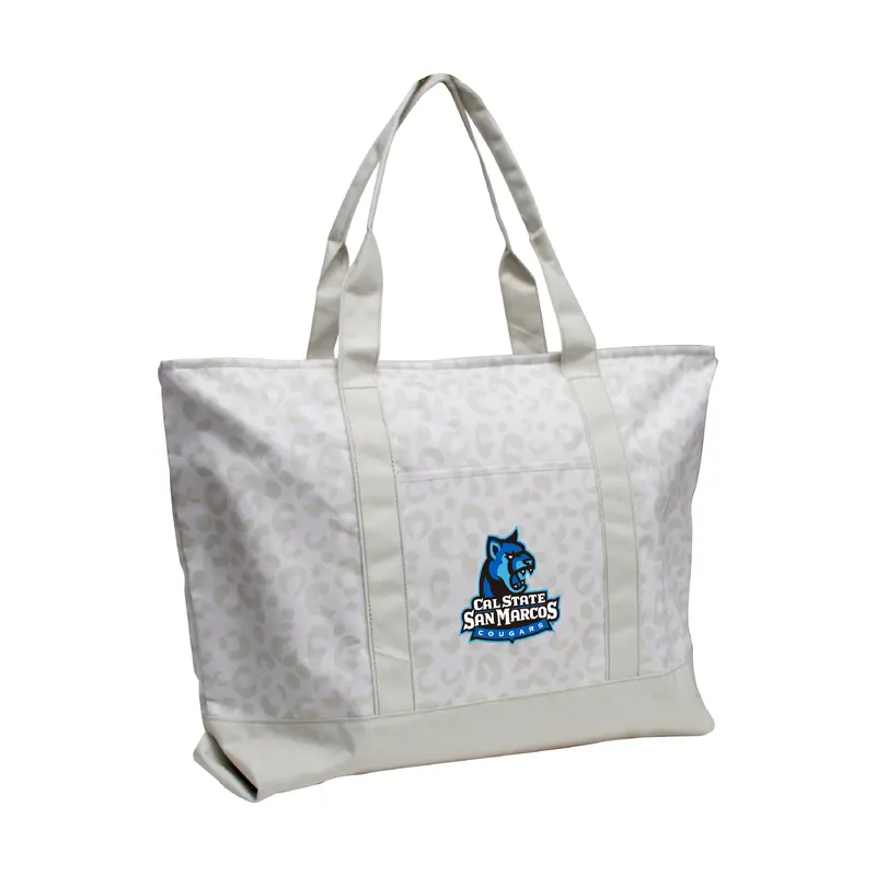 Cal State - San Marcos Leopard Pattern Tote