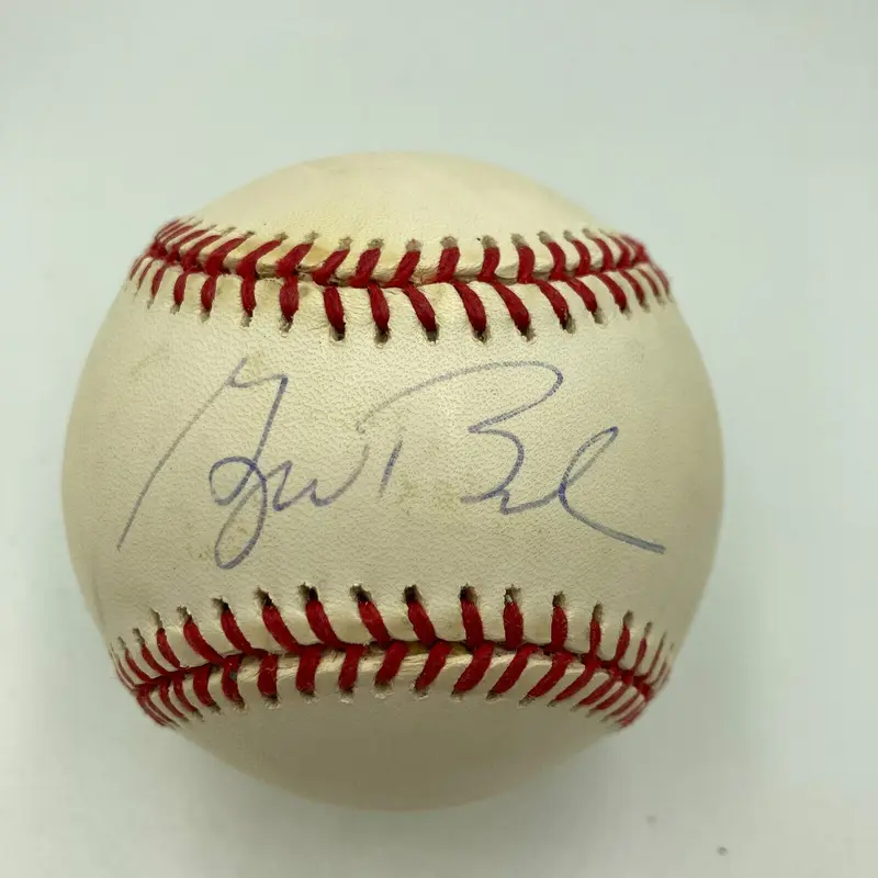 President George W. Bush Signed American League Baseball PSA DNA COA