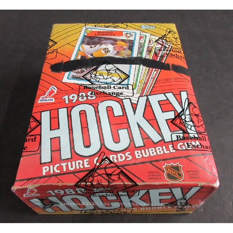 1988/89 Topps Hockey Unopened Wax Box (BBCE) (X-Out)
