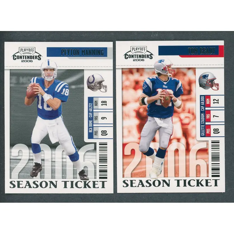 2006 Playoff Contenders Football Complete Base Set