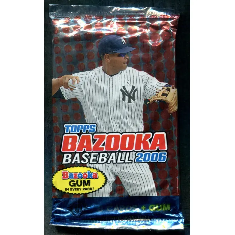 2006 Topps Bazooka Baseball Unopened Pack (Hobby)