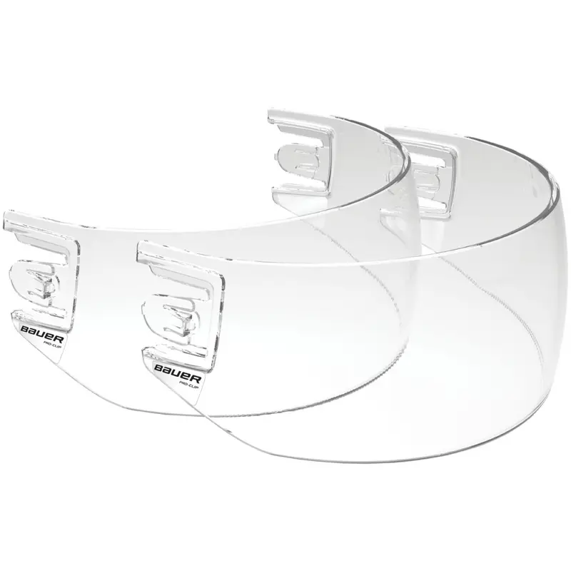 2020 Bauer Half Visor Pro Clip Replacement Lens - 2 Pack