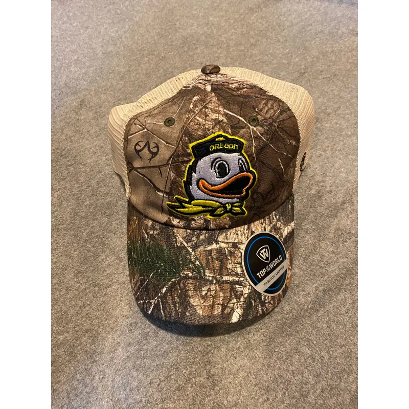 Camo Oregon Ducks Trucker Hat