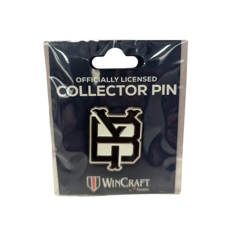 Somerset Patriots NY Black Yankees BY Cap Logo Pin