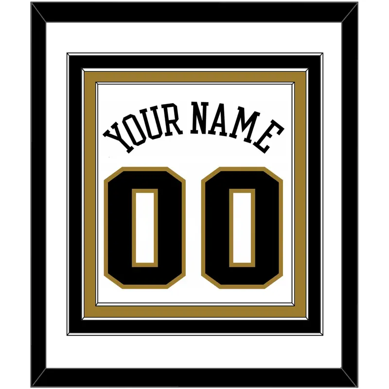 Wake Forest Basketball Name & Number - Home White (2006-2009) - Triple Mat 1