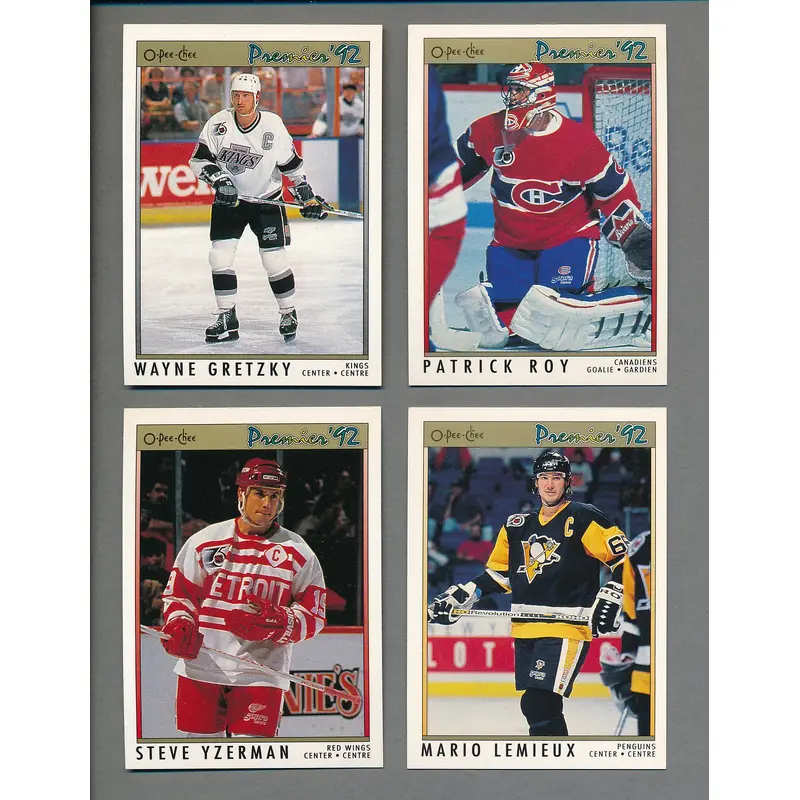 1991/92 OPC O-Pee-Chee Premier Hockey Complete Set (198)