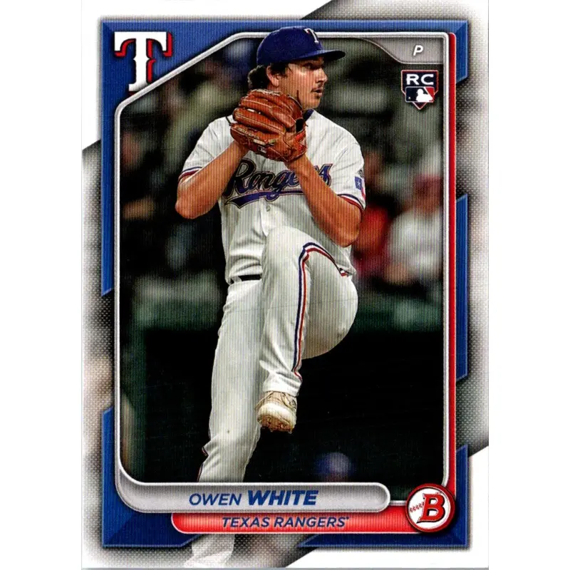 2024 Bowman Green Pattern Owen White #57