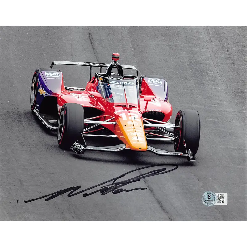 Will Power IndyCar Series Authentic Signed 8x10 Horizontal Photo BAS 2