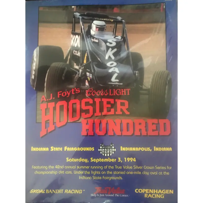 1994 Hoosier Hundred Race Program