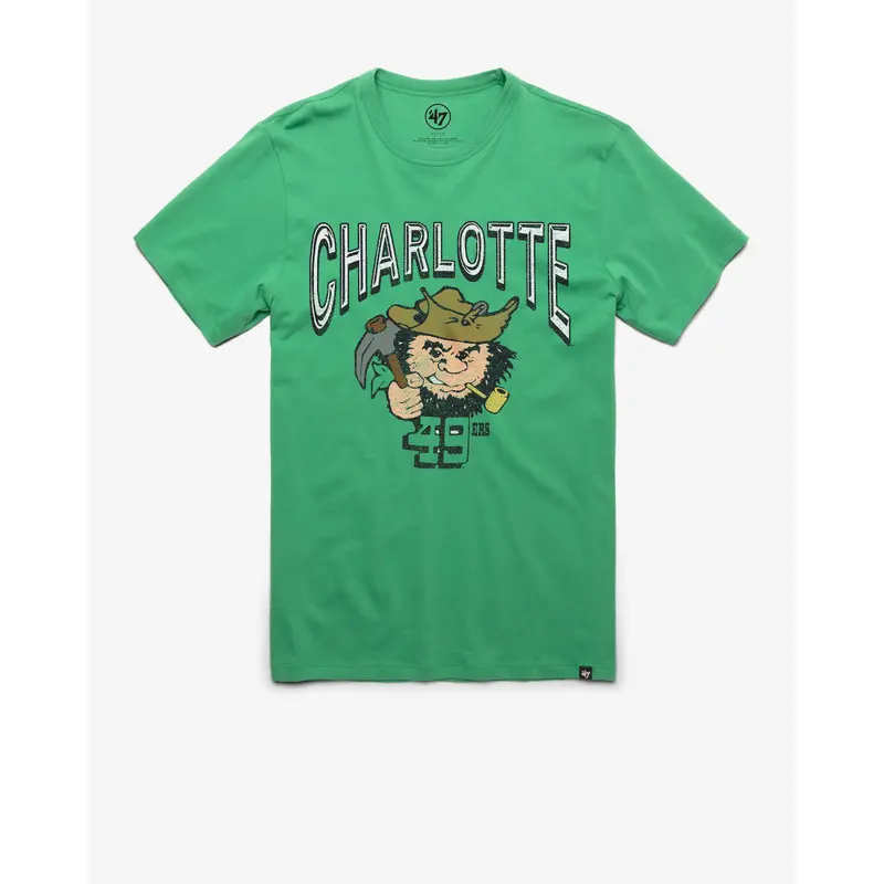 NORTH CAROLINA AT CHARLOTTE 49ERS VINTAGE FAN OUT '47 FRANKLIN TEE