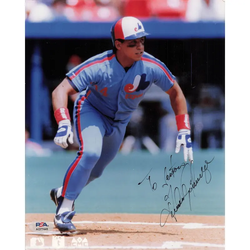 Andres Galarraga signed 8x10 photo PSA/DNA Montreal Expos Autographed