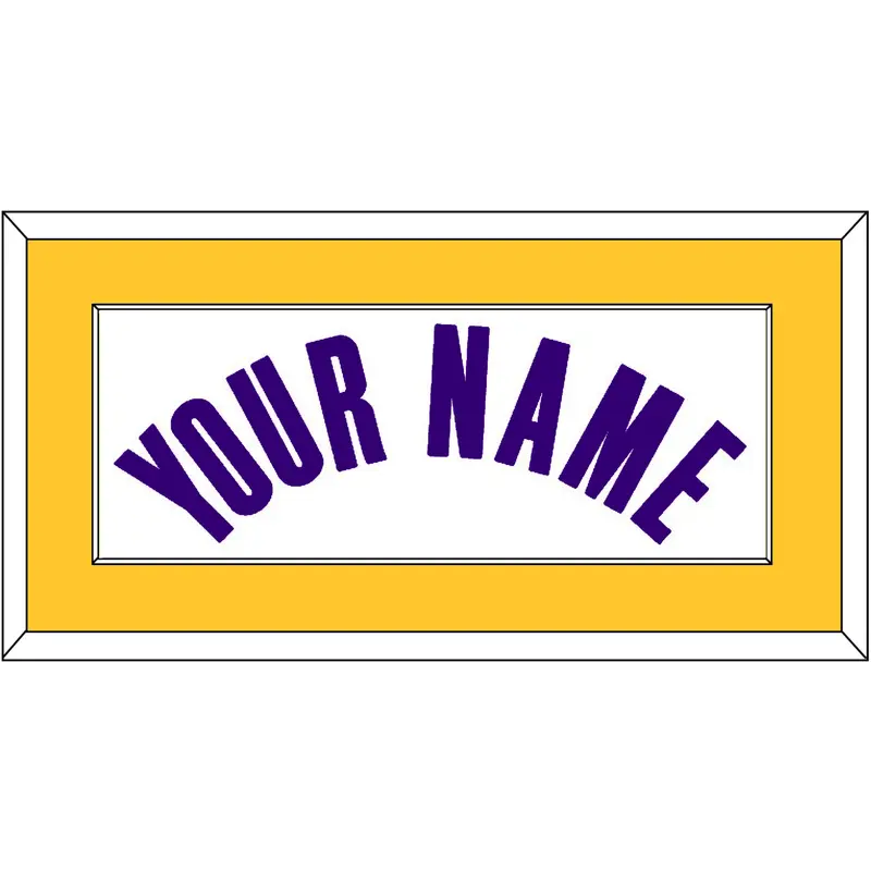 Los Angeles Name - White Association - Single Mat 1