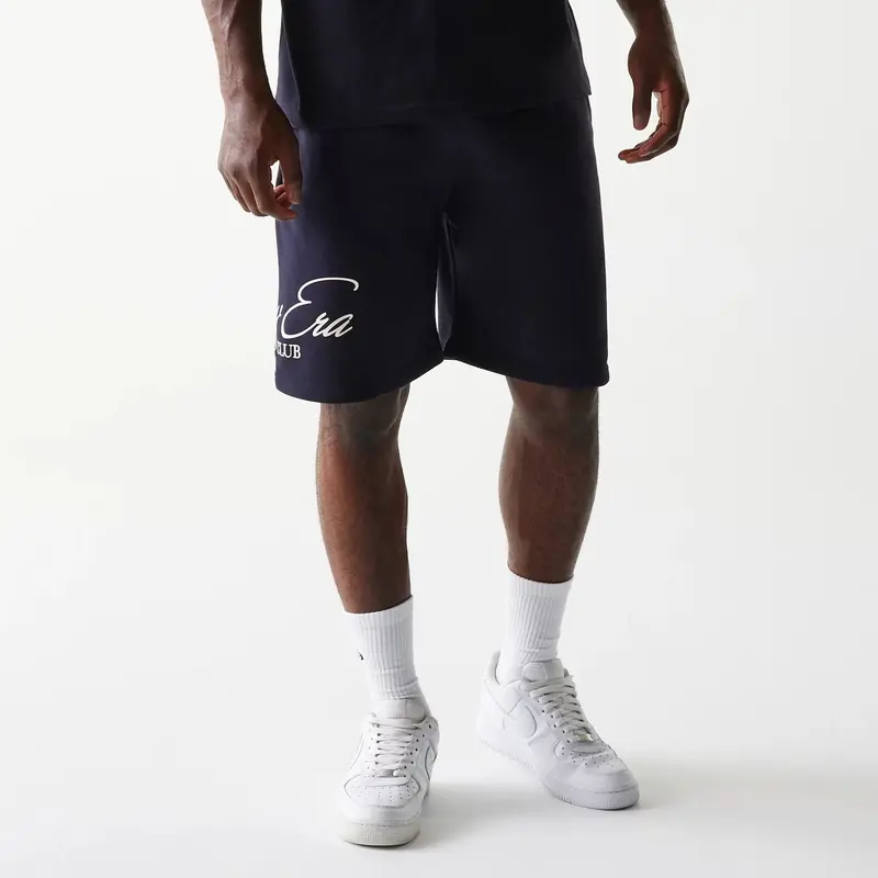 New Era Side Logo Navy Shorts