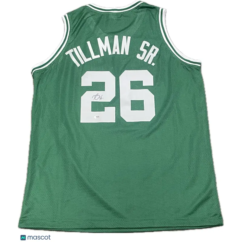 Xavier Tillman Sr. Signed Jersey PSA Boston Celtics Autographed