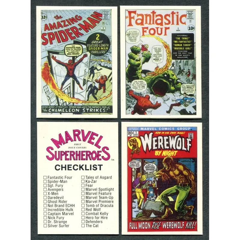 1984 FTCC Marvel: First Issue Covers Complete Set (60) NM/MT