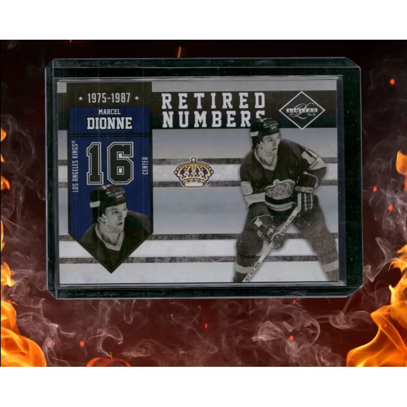 2010-11 Panini Limited Marcel Dionne Retired Numbers Silver 11/49 #3