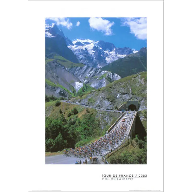 Tour de France Cycling "Col du Lautaret" Premium Poster Print - Graham Watson 2002