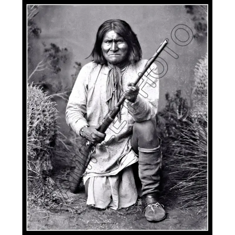 1887 Geronimo 8X10 Photo - Indian Chief - 2791