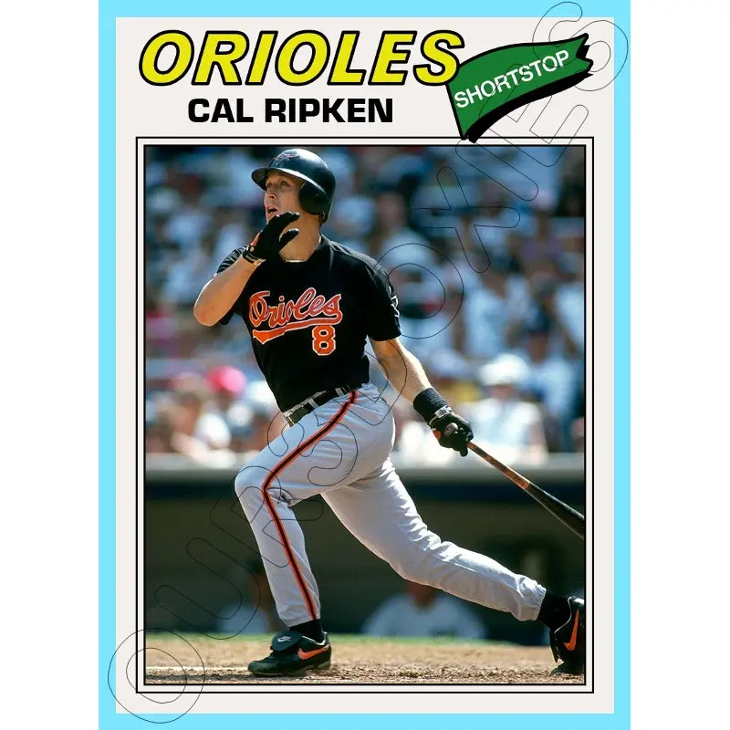 Cal Ripken Jr. 1977 Topps Custom Card - 4884