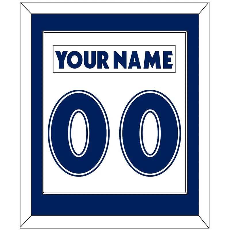 Toronto Nameplate & Number (Back) Combined - Home White (1997-2000) - Single Mat 1