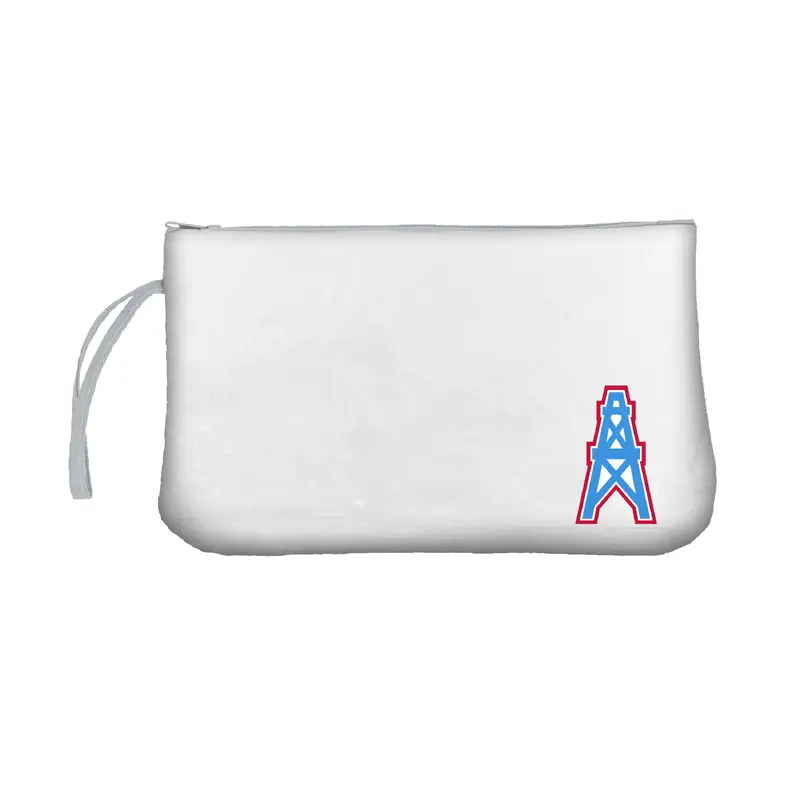 Houston Oilers Clear Wristlet