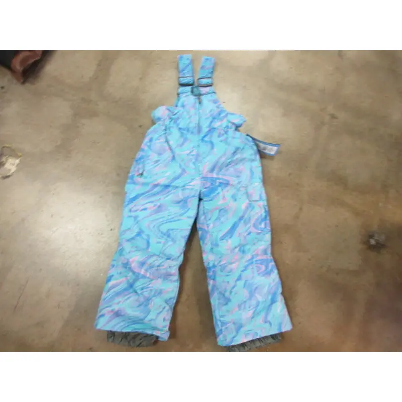 New Pulse Fashion Snow Bib Purple Swirl Size Kids Large (7)