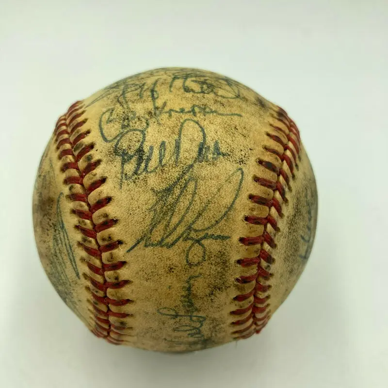 Nolan Ryan 1987 Houston Astros Team Signed National League Game Used Baseball