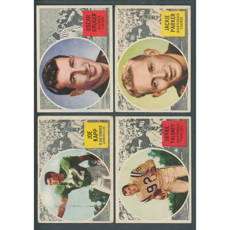 1960 Topps CFL Football Complete Set (88) VG/EX EX (22-017)